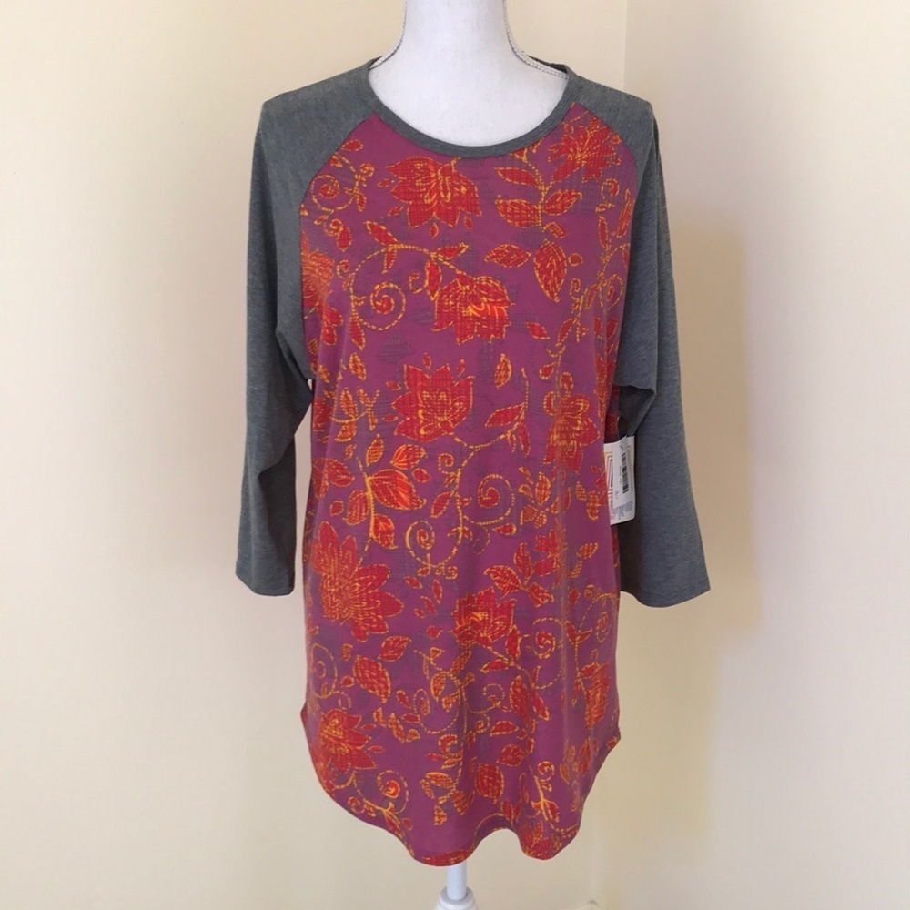 NWT! LULAROE Size 2XL multi combo floral randy Top